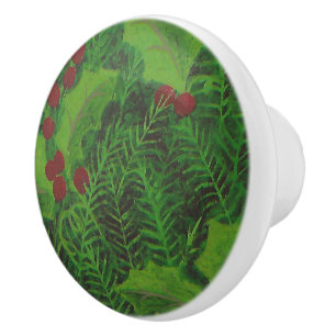 Holly Square Ceramic Knob