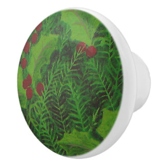 Holly Square Ceramic Knob