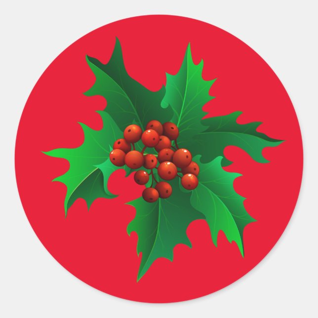 Holly Stickers (Front)