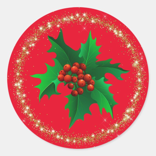 Holly Stickers (Front)