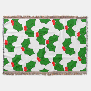 Holly Throw Blanket