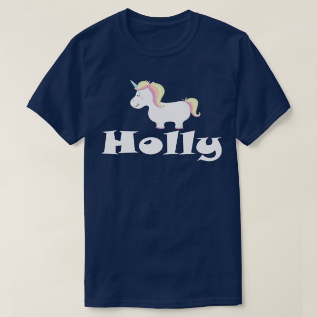 Holly Unicorn 1 T-Shirt (Design Front)