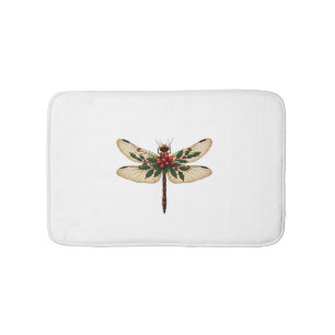 Holly Winged Dragonfly Bath Mat
