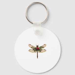 Holly Winged Dragonfly Key Ring