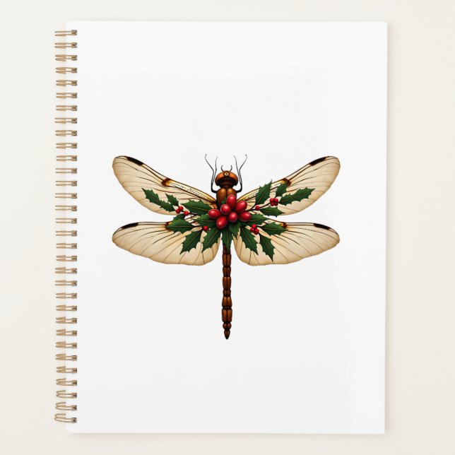 Holly Winged Dragonfly Planner (Front)