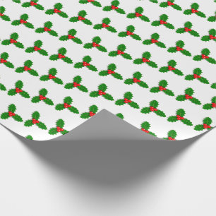 Holly Wrapping Paper