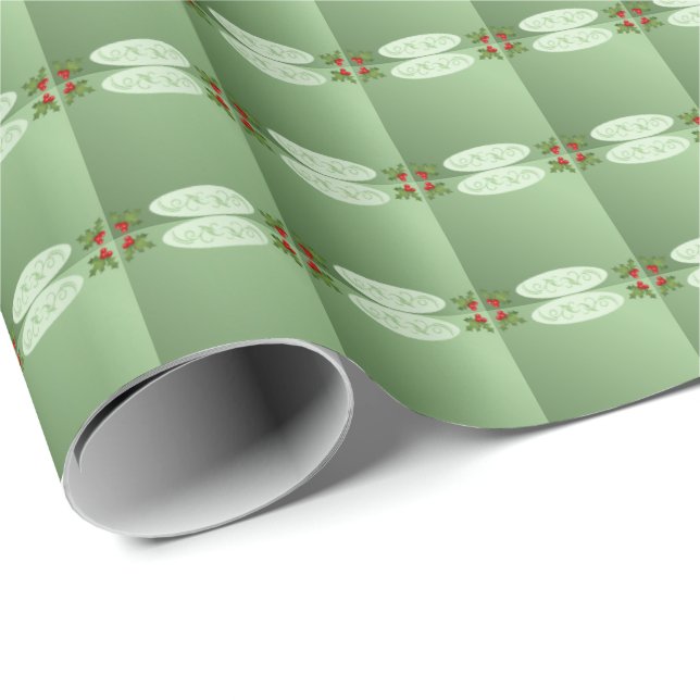 Holly Wrapping Paper (Roll Corner)
