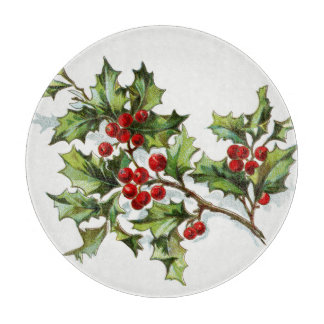 HollyBerries20150802 Cutting Board