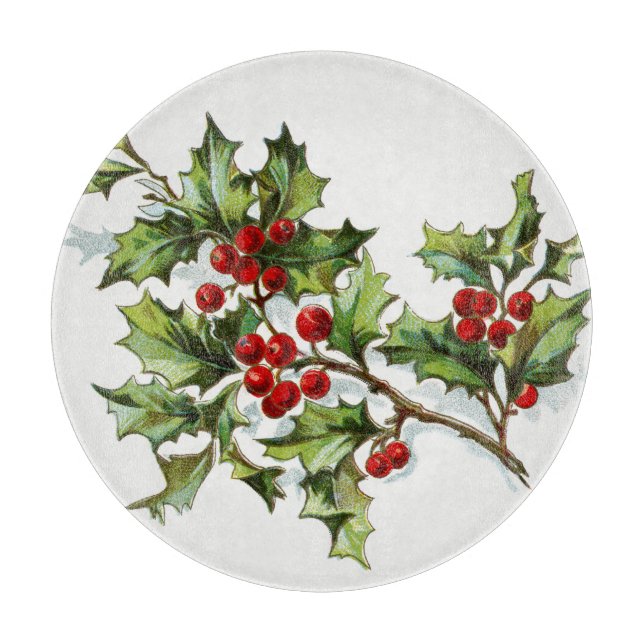 HollyBerries20150802 Cutting Board (Front)