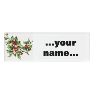 HollyBerries20150802 Name Tag