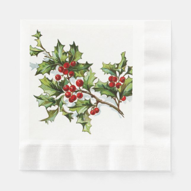HollyBerries20150802 Napkin (Front)