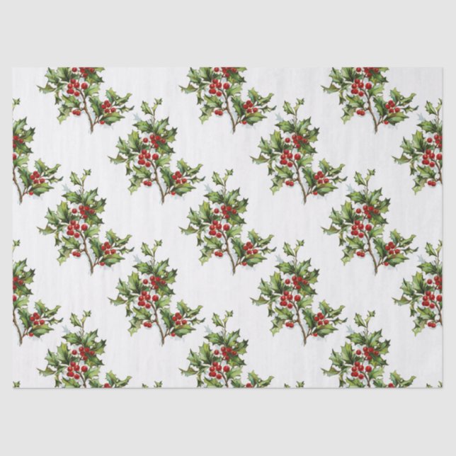 HollyBerries20150802 Tissue Paper (Front)