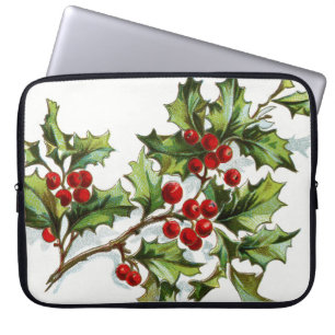 HollyBerries 001 Laptop Sleeve