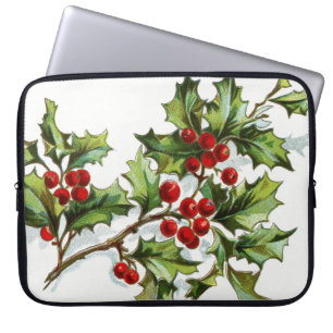 HollyBerries_001 Laptop Sleeve