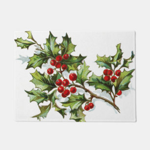 HollyBerries 002 Doormat