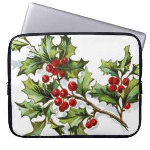 HollyBerries 002 Laptop Sleeve