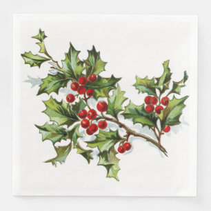 HollyBerries 002 Napkin
