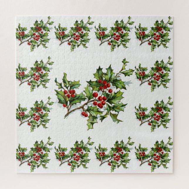 HollyBerries 014 Jigsaw Puzzle (Vertical)