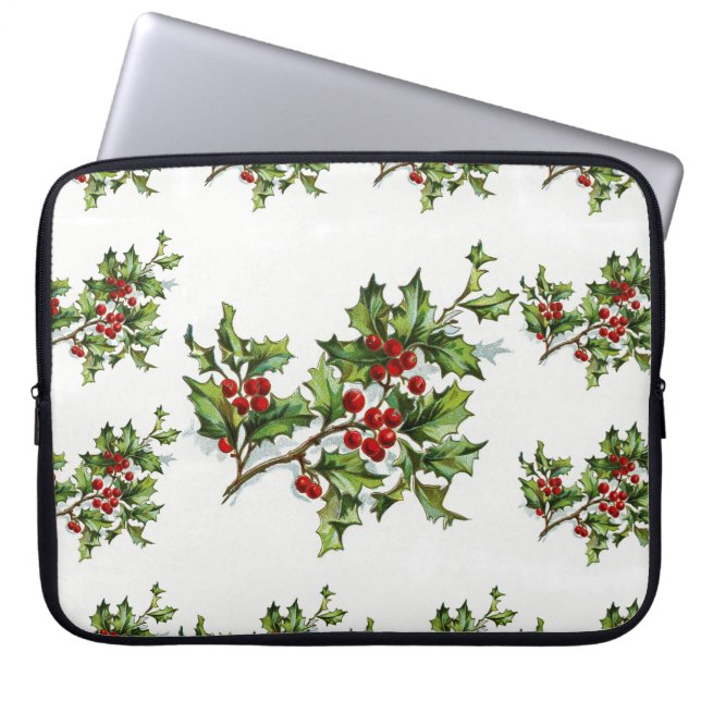 HollyBerries 014 Laptop Sleeve (Front)