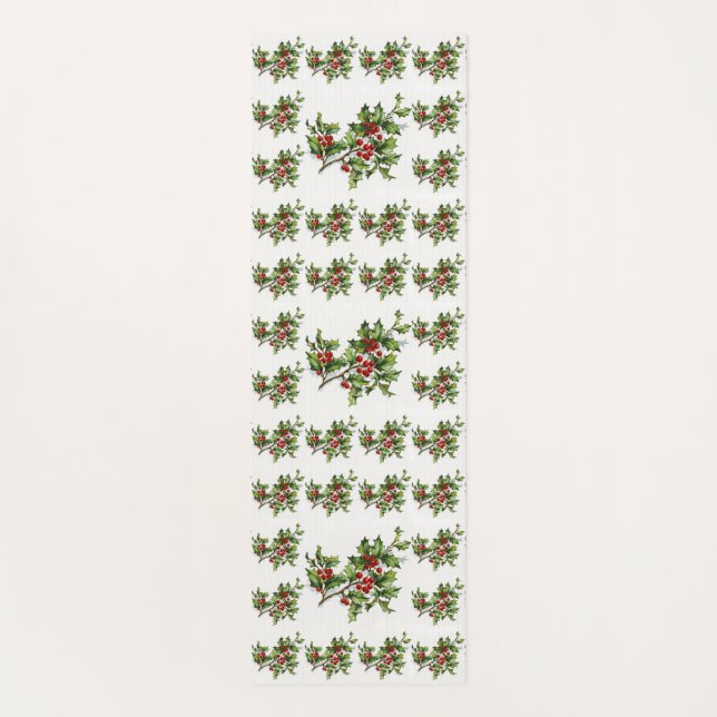 HollyBerries 014 Yoga Mat (Back)