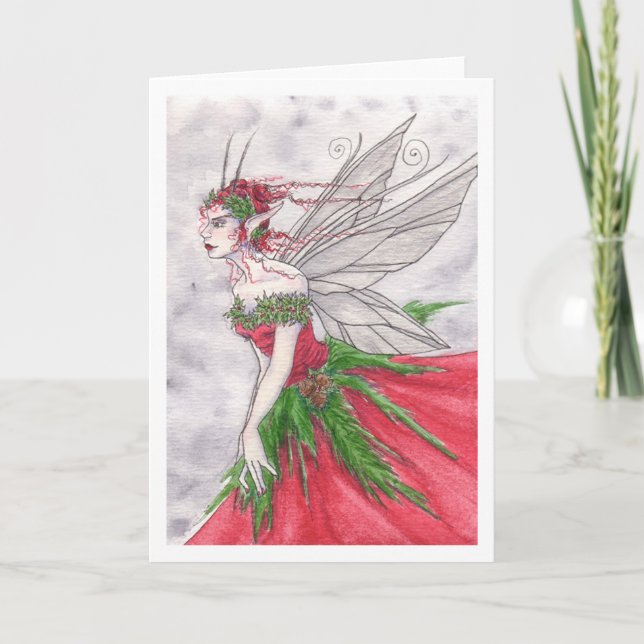 'Hollyberry' Greeting Card (Front)