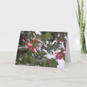 "Hollyberry" Thank You Card