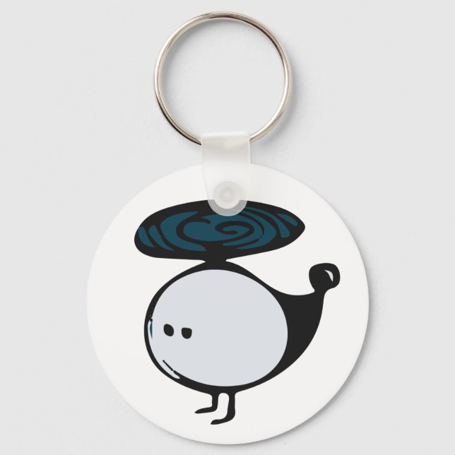 Hollycopter Keychain (Front)