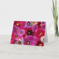 Hollyhock Blossom Collage