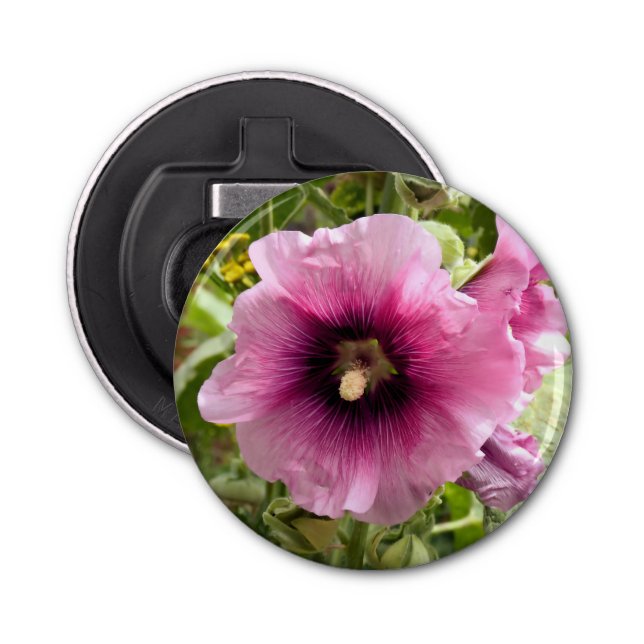 HOLLYHOCK FLOWER BOTTLE OPENER (Front)