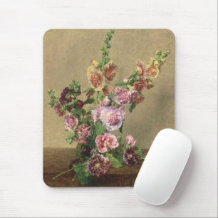 Hollyhocks  mouse pad