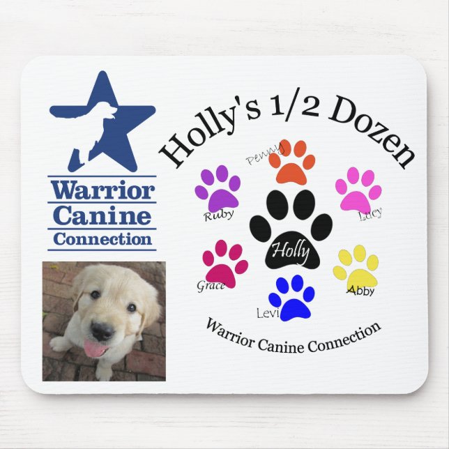 Holly's Half Dozen mousepad (Front)