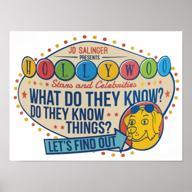 Hollywoo Stars and Celebrities What Do They Know D Poster (Front)