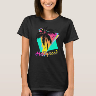 Hollywood 80s Tropical Summer Beach Palm Tree Suns T-Shirt