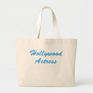 Hollywood Actress Large Tote Bag