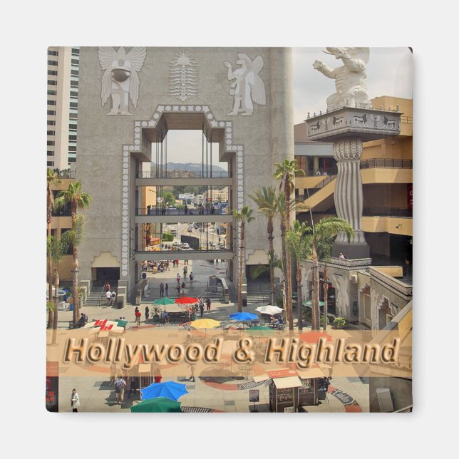 Hollywood and Highland Los Angeles Magnet (Front)