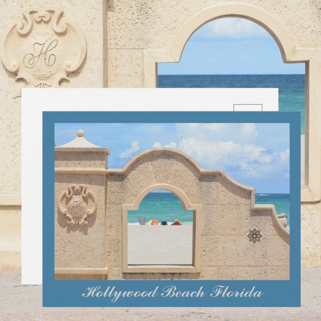 Hollywood Beach Florida Broadwalk Photographic Postcard (Creator Uploaded)