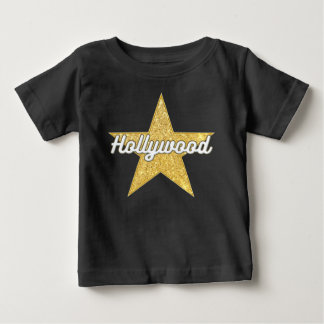 Hollywood Boulevard Script and Star Baby T-Shirt