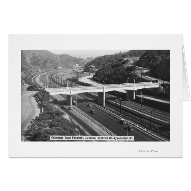 Hollywood, CA Cahuenga Pass Freeway View (Front Horizontal)