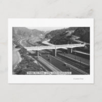 Hollywood, CA Cahuenga Pass Freeway View