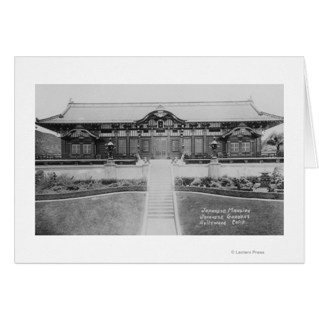 Hollywood, CA Japanese Mansion in Gardens (Front Horizontal)