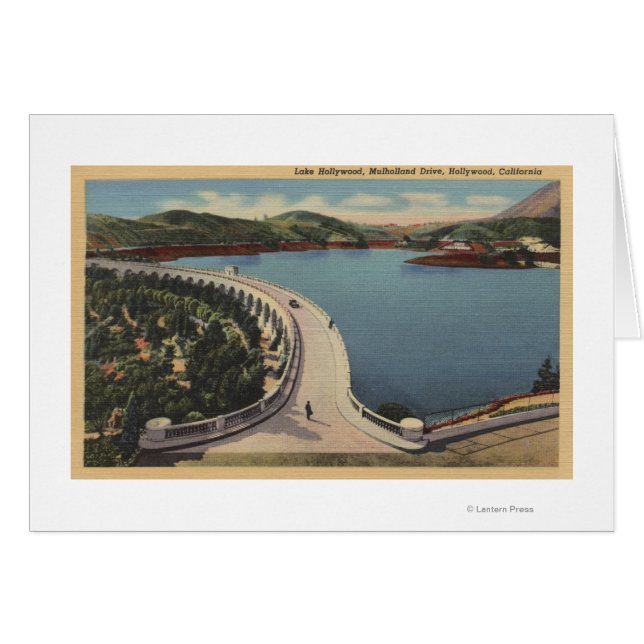 Hollywood, CALake Hollywood & Mulholland Drive (Front Horizontal)