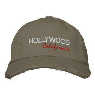 HOLLYWOOD, California Embroidered Hat
