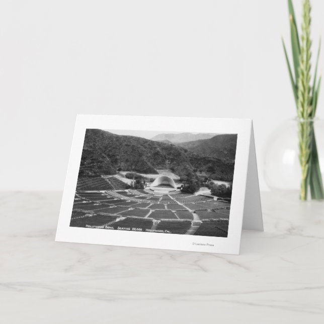 Hollywood, California Hollywood Bowl View Card (Front)