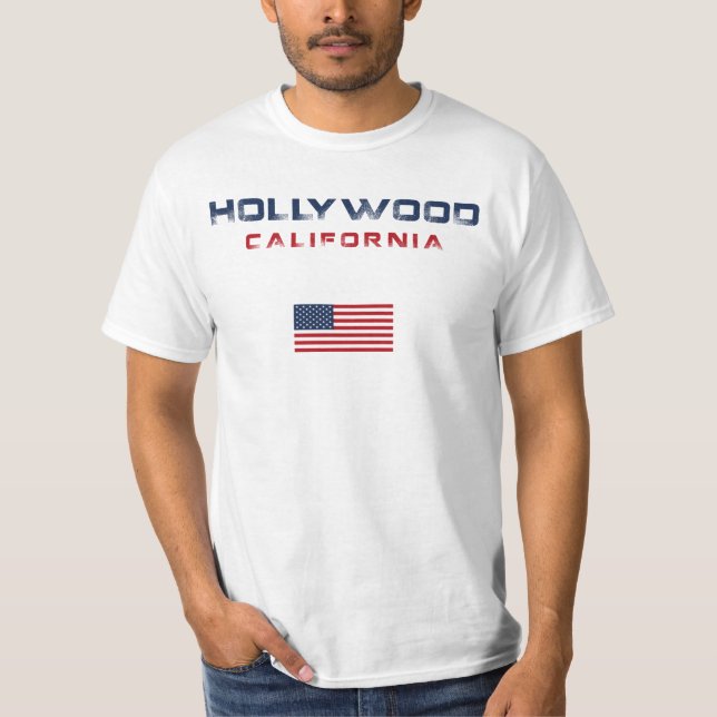 Hollywood California T-Shirt (Front)