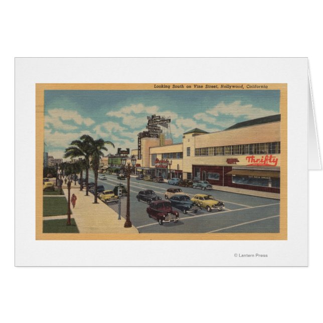 Hollywood, CALooking South on Vine Street View (Front Horizontal)