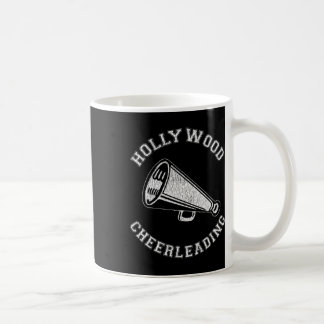Hollywood Cheer Distressed Retro 90's Cheerleader  Coffee Mug