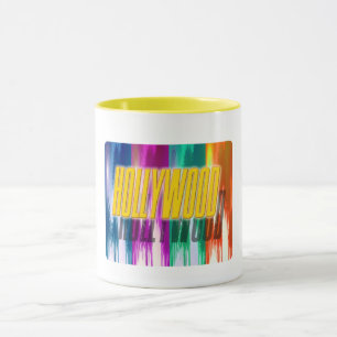 "Hollywood" Colourful Palms Cup