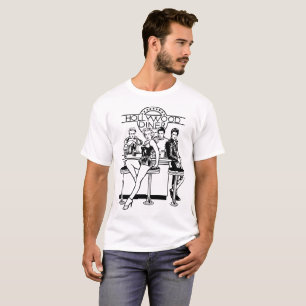 ✨ Hollywood Diner Retro Design – Neon Vintage Bar  T-Shirt