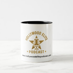 Hollywood Elite Podcast Gold Mug
