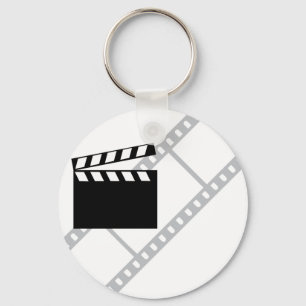 hollywood film clapper key ring